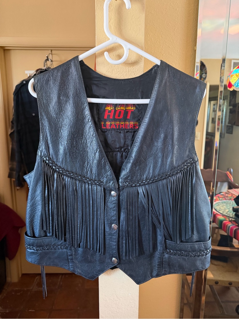 Vintage Harley Girl Leather Vest
